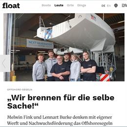 Melwin Fink und Lennart Burke geben Float Einblicke in ihre Firma
